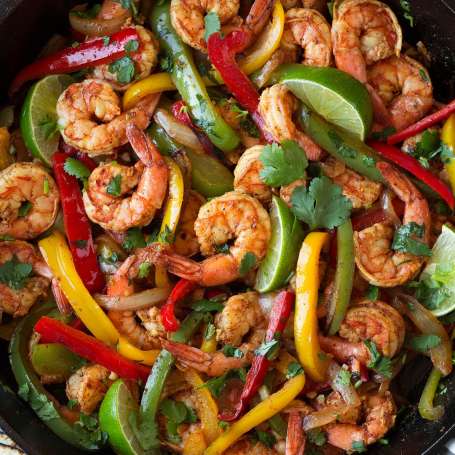 Shrimp Fajitas